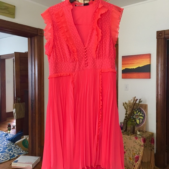 NWT Karen Millen Retro Midi Dress - Picture 4 of 5